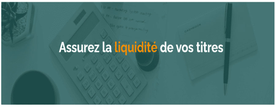 Contrat de liquidité SOLIPAR
