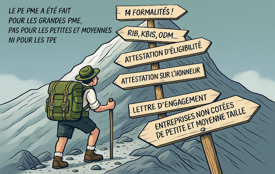 Le PEA-PME est conçu pour les grandes PME, pas pour les petites, moyennes entreprises ni pour les TPE