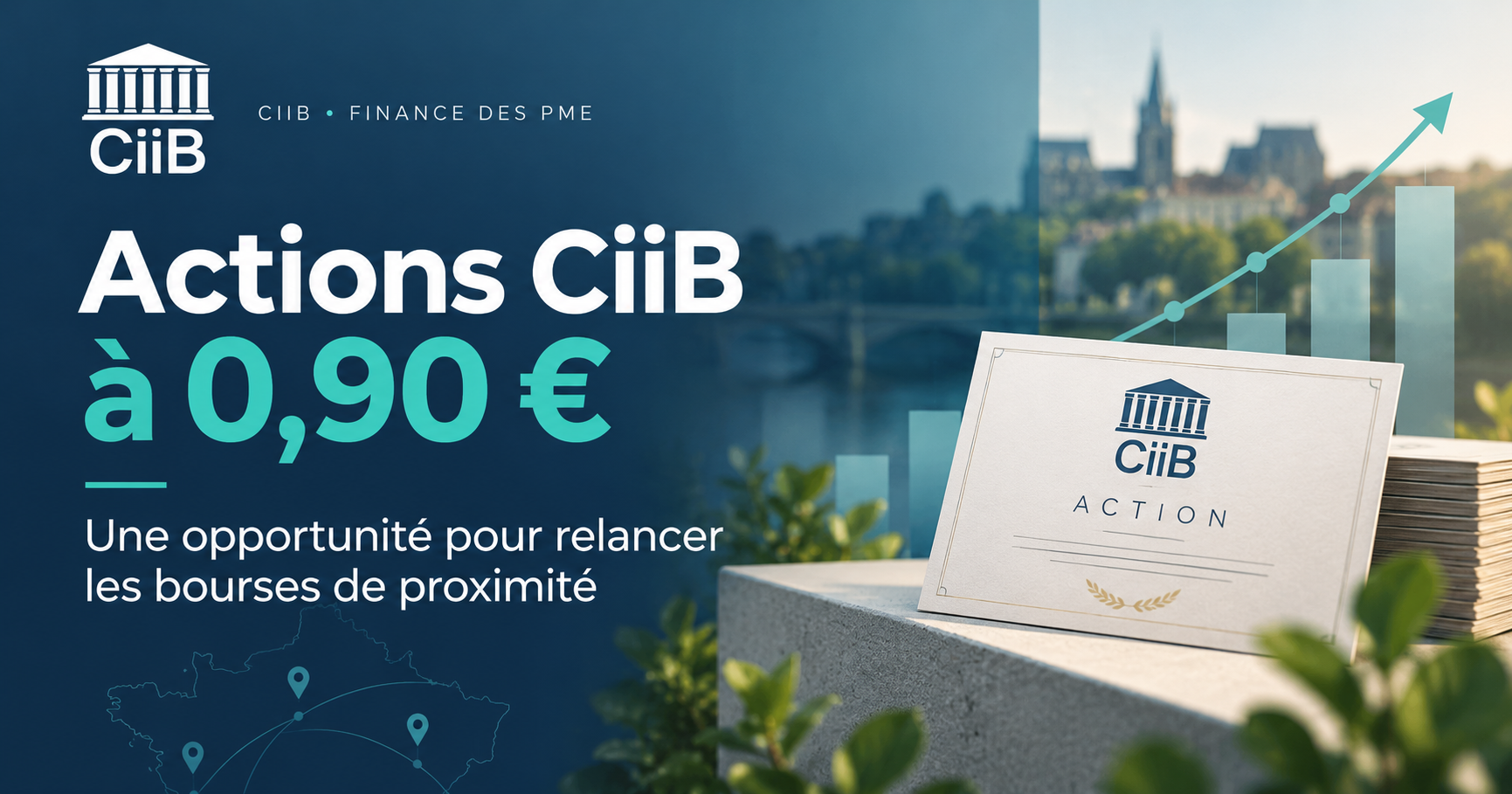 Des actions CIIB au prix de 0,9 €, ne laissez pas passer cette opportunité de relancer les bourses de proximité