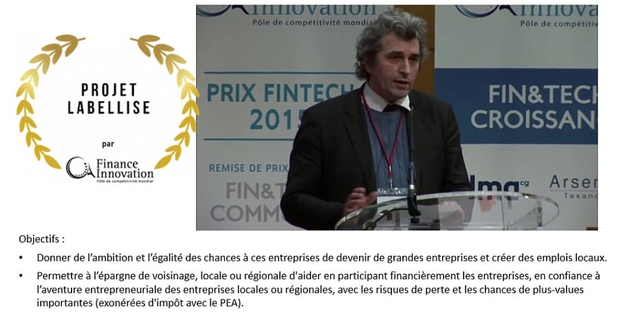 Le concept « Carnet d’annonces électronique » inédit a reçu le label #FinTech #FinanceInnovation