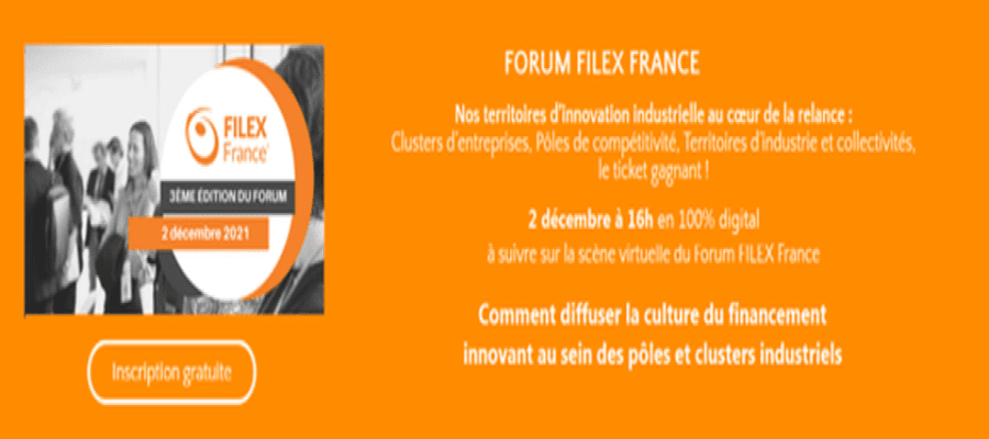 Intervention de CiiB au forum FILEX France - La Finance Circulaire au service des clusters et pôles de compétitivité