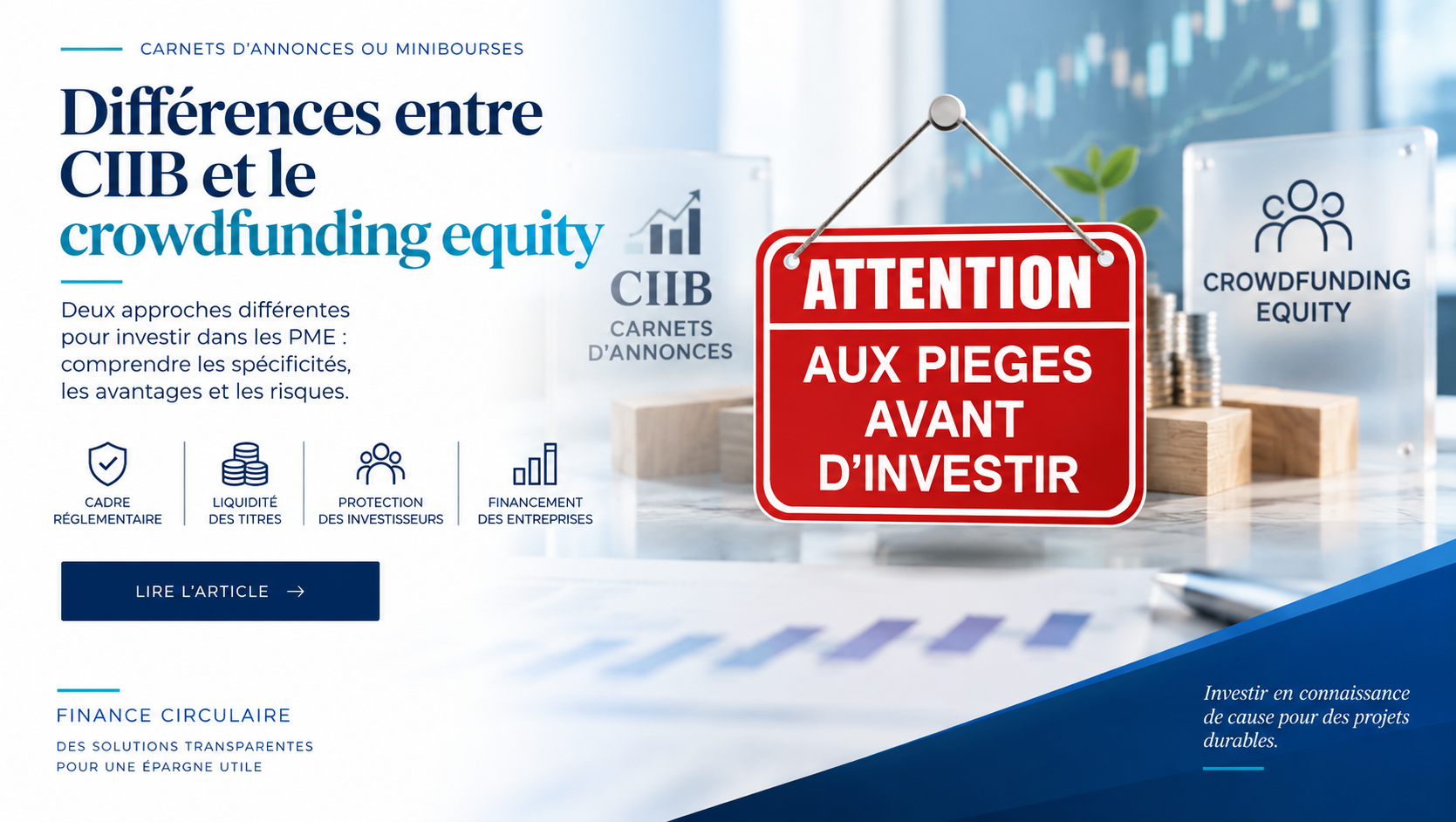 Différences entre CiiB et le Crowdfunding Equity
