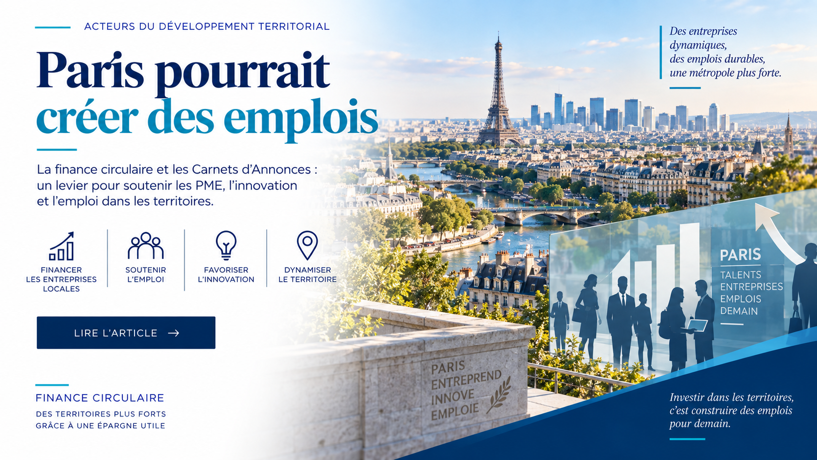 Paris pourrait créer des emplois…