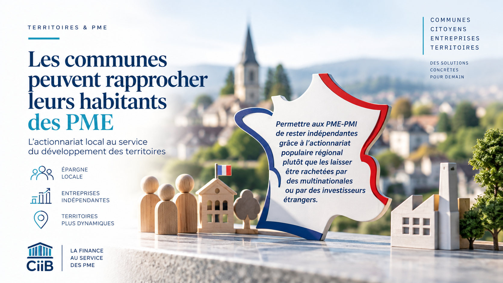 Les communes peuvent rapprocher leurs habitants des PME
