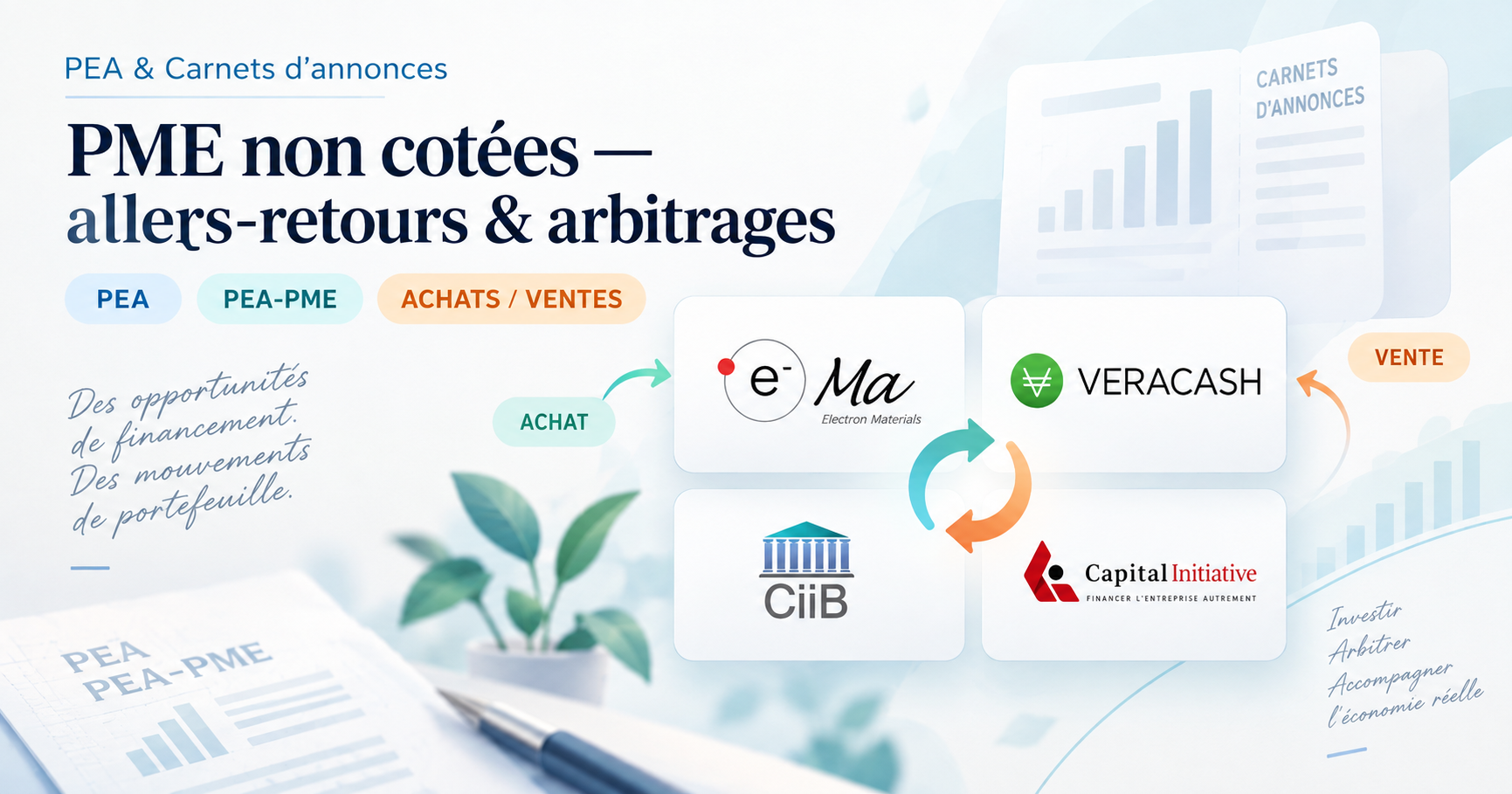 Exclusif : PEA sur le non coté — faites des allers-retours