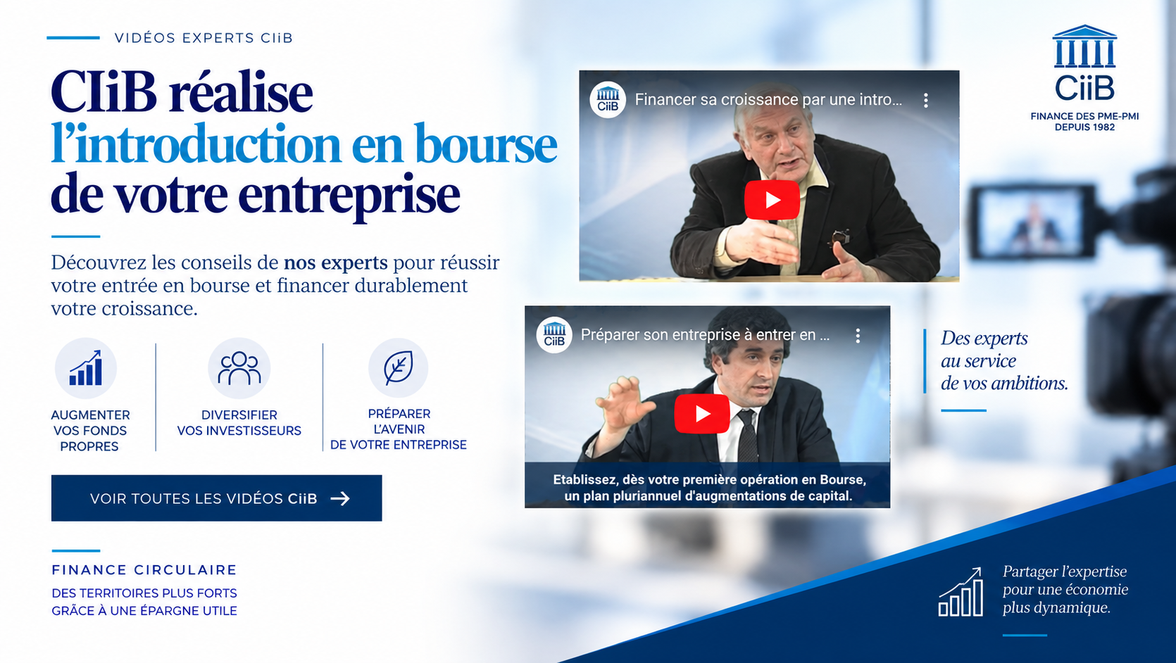 CiiB réalise l’introduction en bourse de votre entreprise